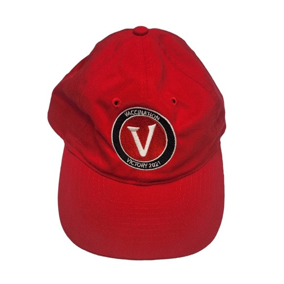 OTTO Other - V Vaccination Victory 2021 Red Baseball Cap Otto Hat Quality Headwear Unisex OS